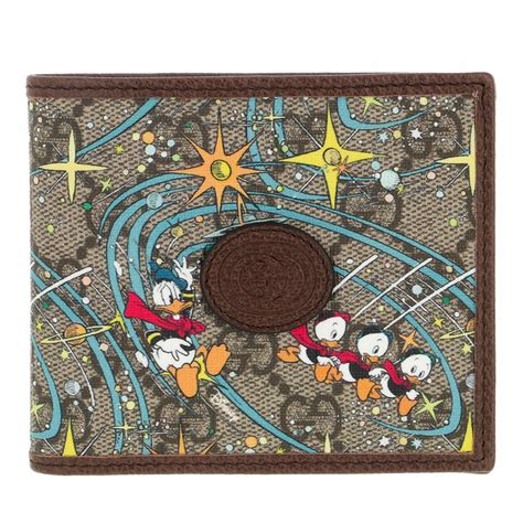 gucci donald duck wallet|Disney x Gucci Donald Duck card case wallet.